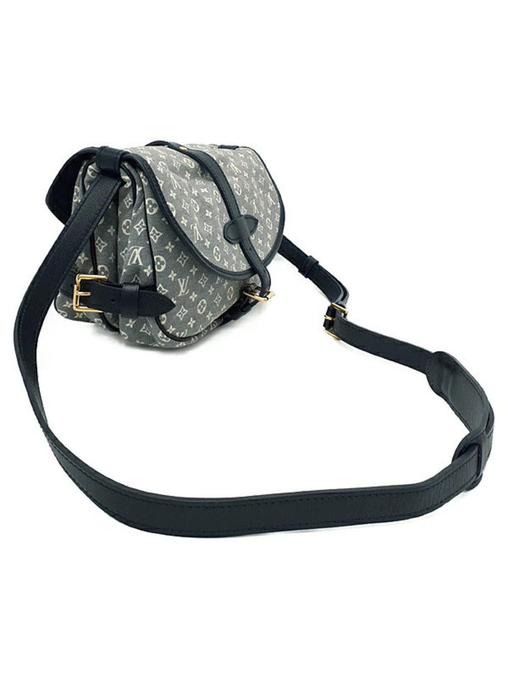 Louis Vuitton Saumur Monogram Shoulder Bag Idylle Brown